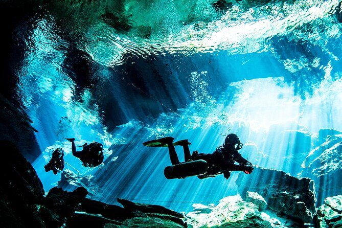 Scuba Diving in Cenote Kukulkan from Playa del Carmen - Two underwater routes: why the day stays varied