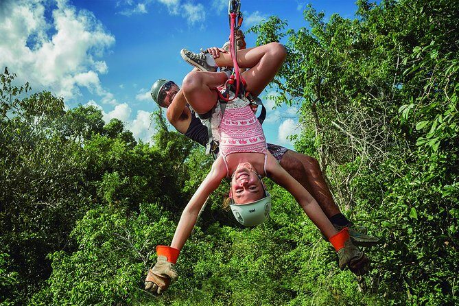 Selvatica Adventure Park ATV and Ziplines in Cancun and Riviera Maya - Stop 2: Tarzania zipline coaster for the extra adrenaline hit