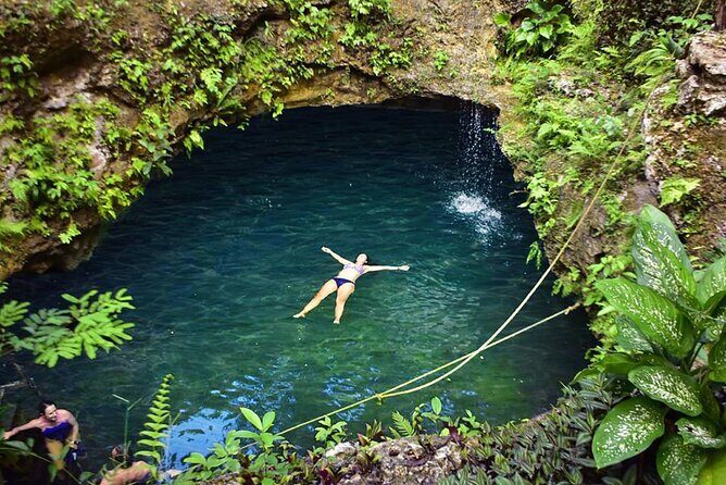 Small-Group 3 Hidden Cenotes Adventure with Tequila Tasting - The Second and Third Cenotes: Jumping, Zipline, and Controlled Chaos