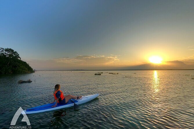 Sunrise Paddle Quest: Embrace the Dawn on Bacalar's Waters - Sunrise SUP in Bacalar: early light, cooler water, real instruction