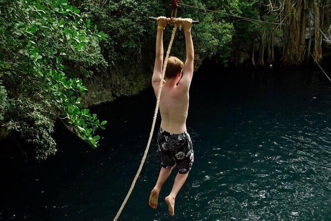 Tequila Tasting, Horseback Riding,ATV, Ziplines Cenote and Lunch - Cenote time at La Ruta de los Cenotes: where the day turns refreshing