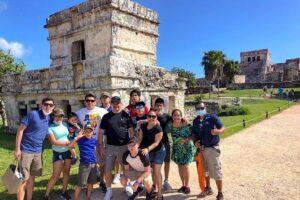 Tulum and 2 Cenotes Half Day Tour from Riviera - Stop 1: Tulum Archaeological Site With a Real Human Guide