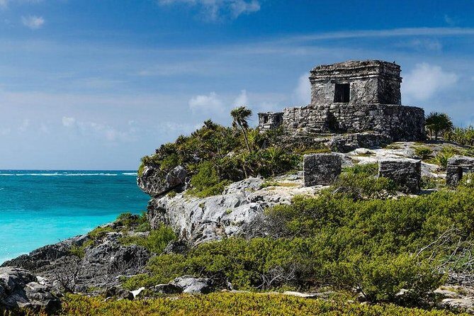 Tulum, Coba, Playa Del Carmen and Cenote Tour with Tickets - Entering Tulum Ruins with a Real Guide