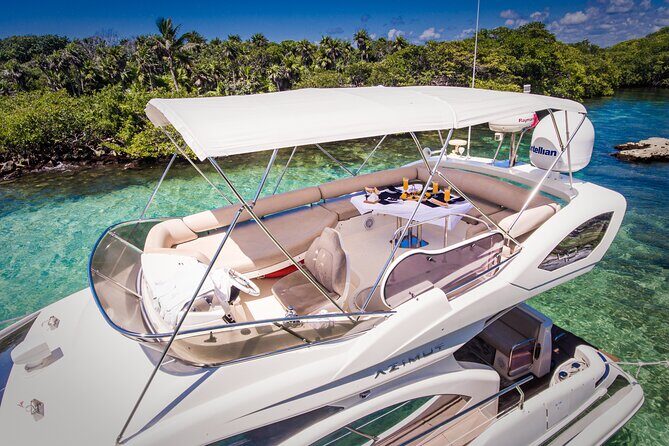Tulum Luxury Escape – 4h All Inclusive on 43' Private Yacht - Why a private yacht from Puerto Aventuras beats a big-group boat