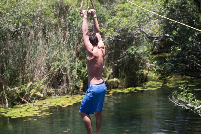 Tulum Ruins and 3 Cenotes - Jungle Adventure - Tankah Tres: Cenotes, Snorkeling, Canoes, and a Zipline in One Day