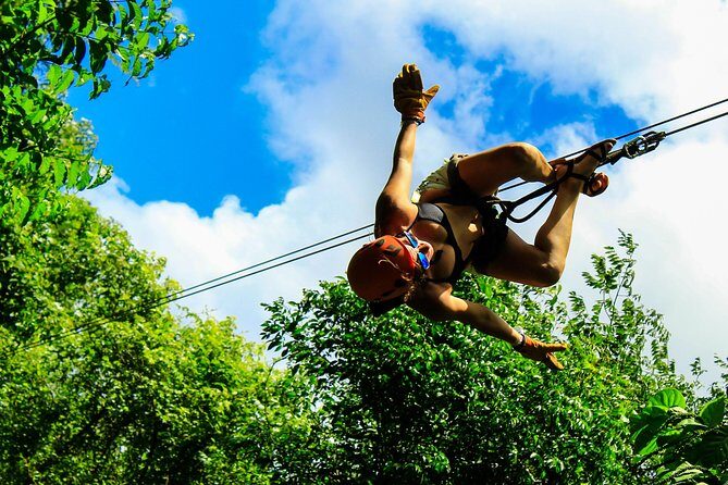 Ultimate 5x1 Combo with ATV, Ziplines, Cenote & Reef Snorkeling - Extreme Adventure Cancun ATV + treetops ziplines: where the day turns loud