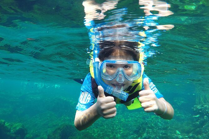VIP Cenotes Private Tour - Stop 1: Yal-ku Lagoon open-sky light and the fish-finding advantage