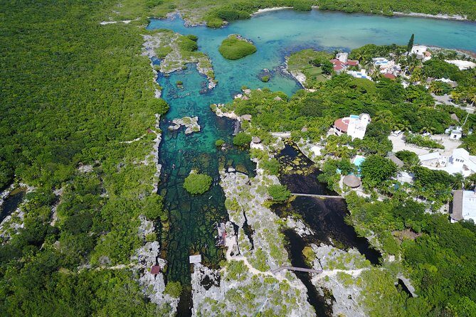 VIP Cenotes Private Tour - Stop 2: Cenote Xunaan Ha for jumping, swimming, and playground energy